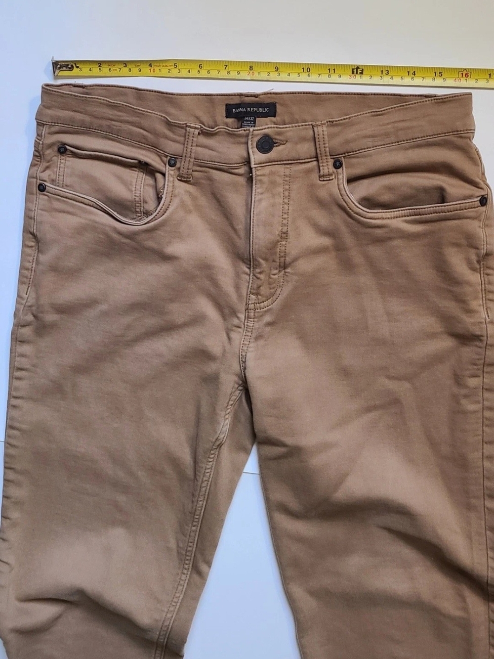 Banana Republic Men's Slim Straight Jeans in Tan